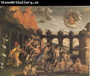 Andrea Mantegna Minerva Chases the Vices from the Garden f Virtue (mk05)